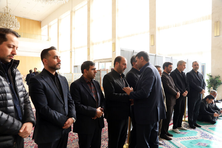 مراسم ختم خواهر رحمت نوروزی نماینده علی آباد در مجلس شورای اسلامی