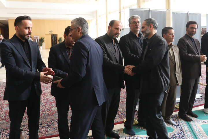 مراسم ختم خواهر رحمت نوروزی نماینده علی آباد در مجلس شورای اسلامی