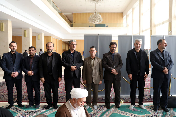 مراسم ختم خواهر رحمت نوروزی نماینده علی آباد در مجلس شورای اسلامی