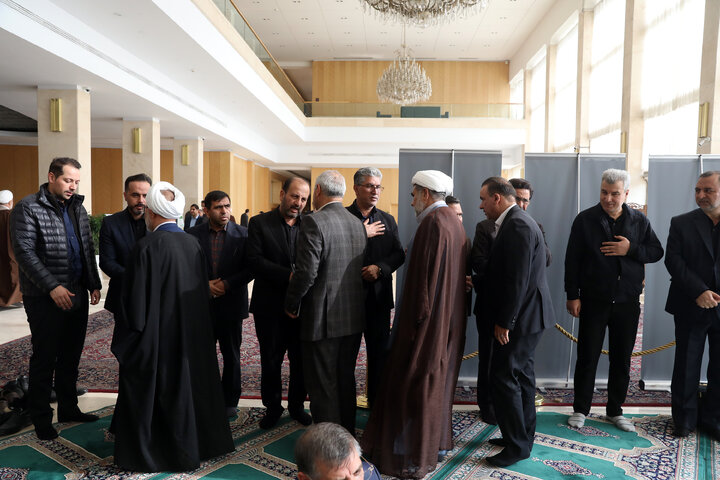 مراسم ختم خواهر رحمت نوروزی نماینده علی آباد در مجلس شورای اسلامی