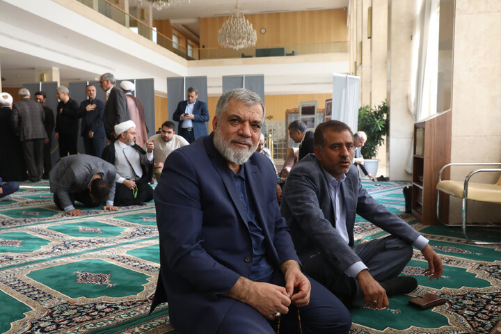 مراسم ختم خواهر رحمت نوروزی نماینده علی آباد در مجلس شورای اسلامی