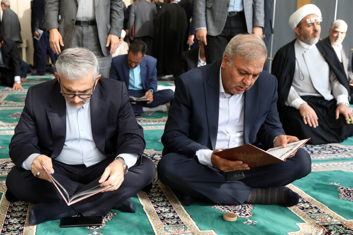 مراسم ختم خواهر رحمت نوروزی نماینده علی آباد در مجلس شورای اسلامی