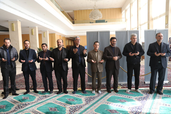 مراسم ختم خواهر رحمت نوروزی نماینده علی آباد در مجلس شورای اسلامی