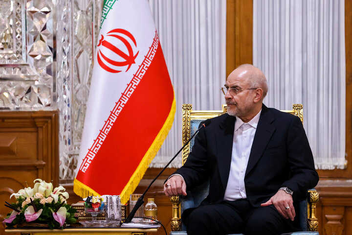 دیدار وزیر امور خارجه ترکیه با دکتر قالیباف