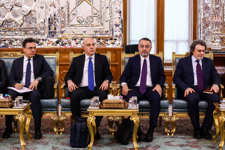 دیدار وزیر امور خارجه ترکیه با دکتر قالیباف