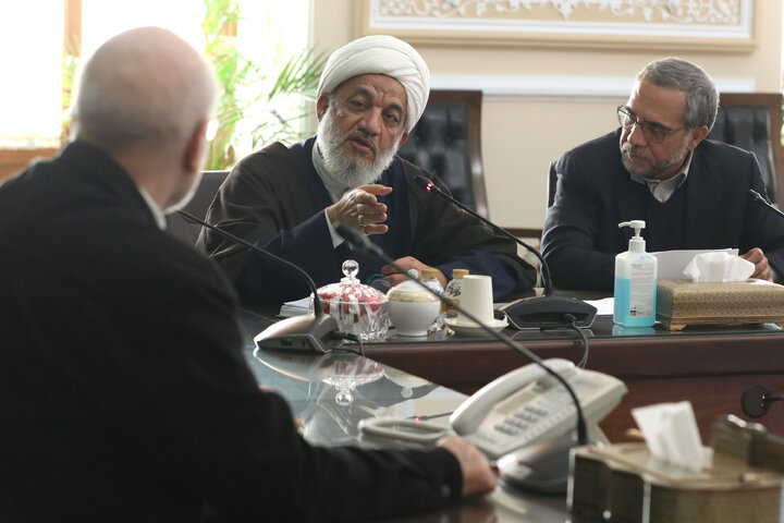 نشست اعضای شورای  اتحادیه بین المجالس جهانی(ipu) در مجلس شورای اسلامی با رئیس مجلس شورای اسلامی