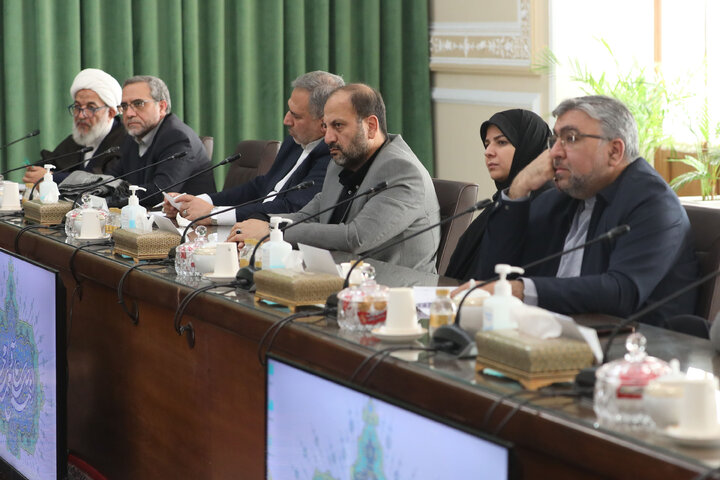 نشست اعضای شورای  اتحادیه بین المجالس جهانی(ipu) در مجلس شورای اسلامی با رئیس مجلس شورای اسلامی