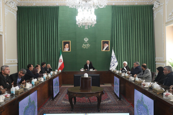 نشست اعضای شورای  اتحادیه بین المجالس جهانی(ipu) در مجلس شورای اسلامی با رئیس مجلس شورای اسلامی