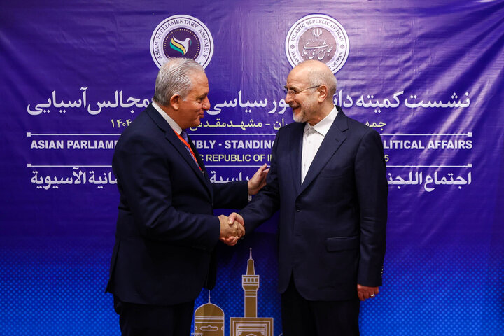 دیدار رؤسای هیئت‌های شرکت‌کننده در نشست مجمع مجالس آسیایی (APA) با دکتر قالیباف - مشهد