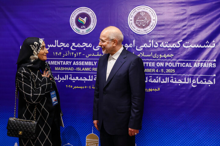 دیدار رؤسای هیئت‌های شرکت‌کننده در نشست مجمع مجالس آسیایی (APA) با دکتر قالیباف - مشهد