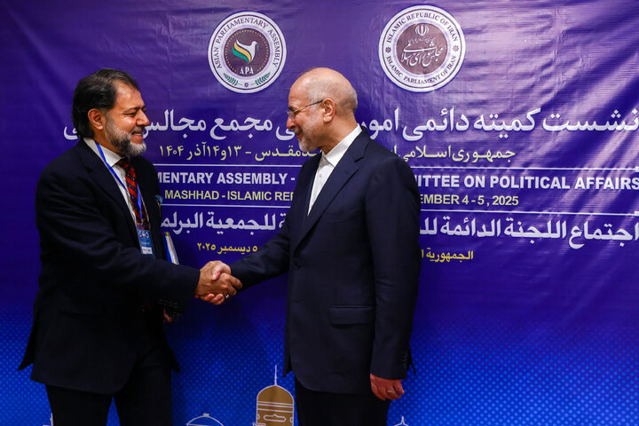 دیدار رؤسای هیئت‌های شرکت‌کننده در نشست مجمع مجالس آسیایی (APA) با دکتر قالیباف - مشهد