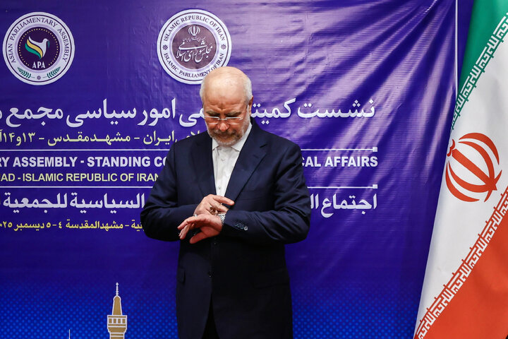 دیدار رؤسای هیئت‌های شرکت‌کننده در نشست مجمع مجالس آسیایی (APA) با دکتر قالیباف - مشهد