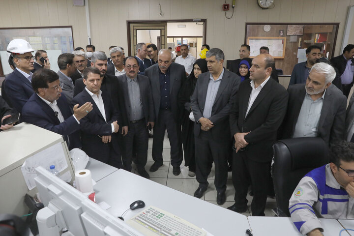بازدید اعضای فراکسیون نظارت بر صنعت نفت از مجتمع پتروشیمی مارون