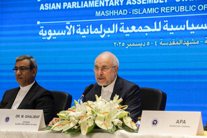 افتتاحیه نشست کمیته دائمی امور سیاسی مجمع مجالس آسیایی (APA) در مشهد مقدس - 2