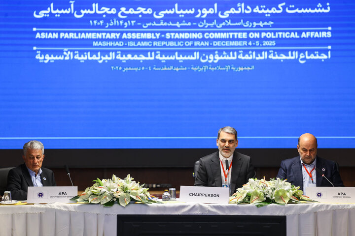 نشست کمیته فلسطین مجمع مجالس آسیایی(APA) - مشهد مقدس