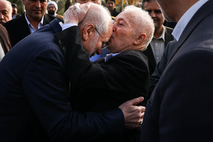 آیین افتتاح خانه کشتی شهدای طرقبه با حضور دکتر قالیباف - مشهد مقدس