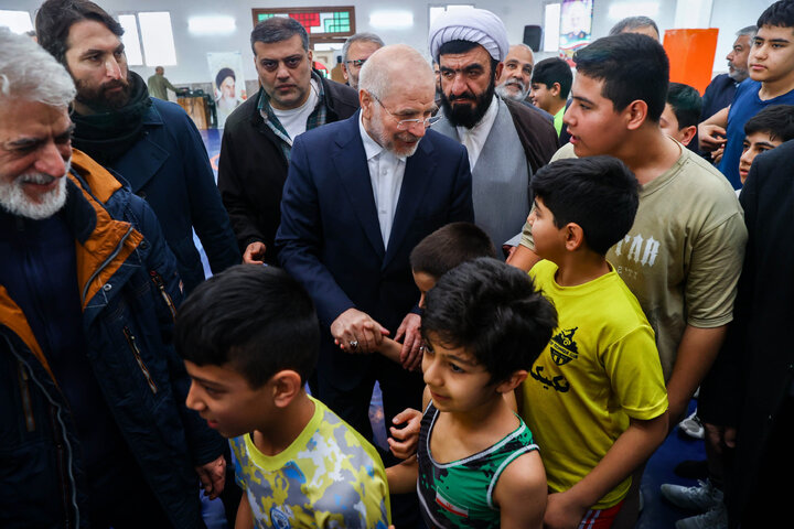 آیین افتتاح خانه کشتی شهدای طرقبه با حضور دکتر قالیباف - مشهد مقدس