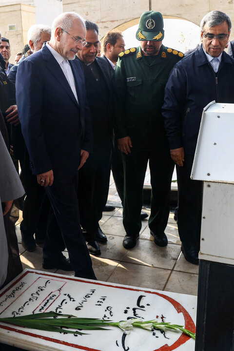 آیین افتتاح خانه کشتی شهدای طرقبه با حضور دکتر قالیباف - مشهد مقدس