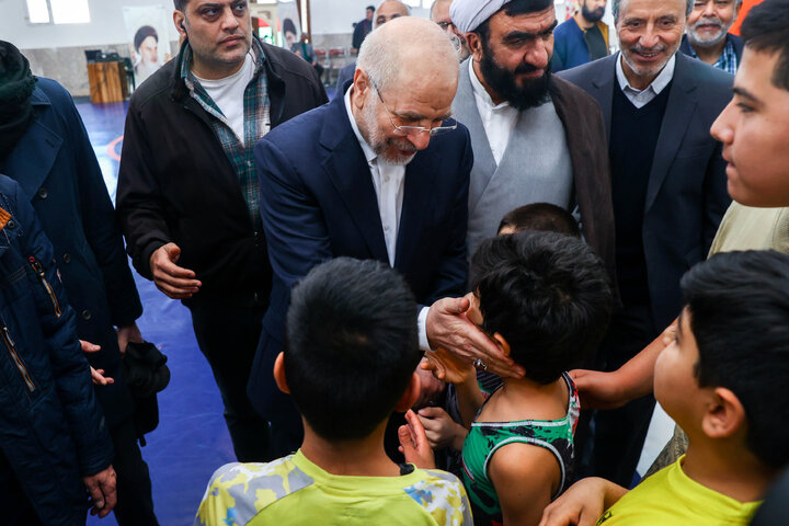 آیین افتتاح خانه کشتی شهدای طرقبه با حضور دکتر قالیباف - مشهد مقدس