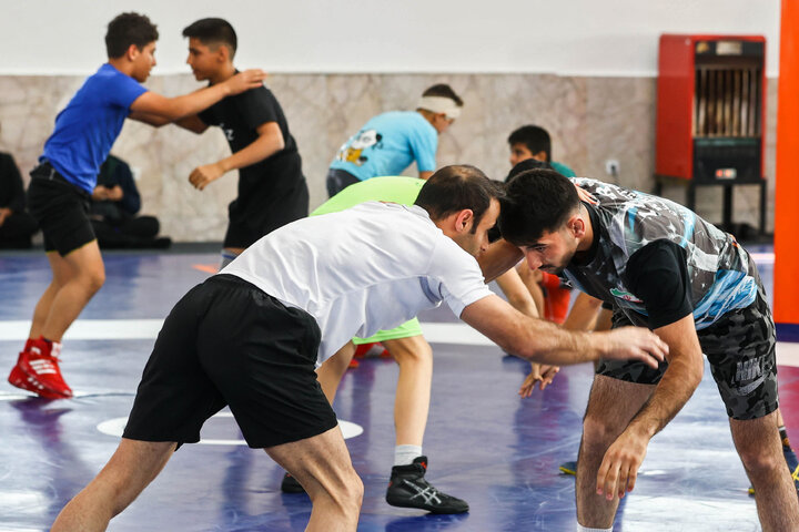 آیین افتتاح خانه کشتی شهدای طرقبه با حضور دکتر قالیباف - مشهد مقدس