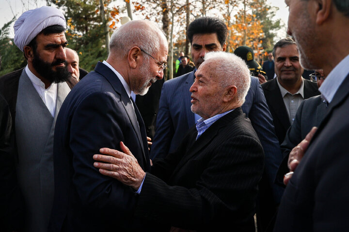 آیین افتتاح خانه کشتی شهدای طرقبه با حضور دکتر قالیباف - مشهد مقدس