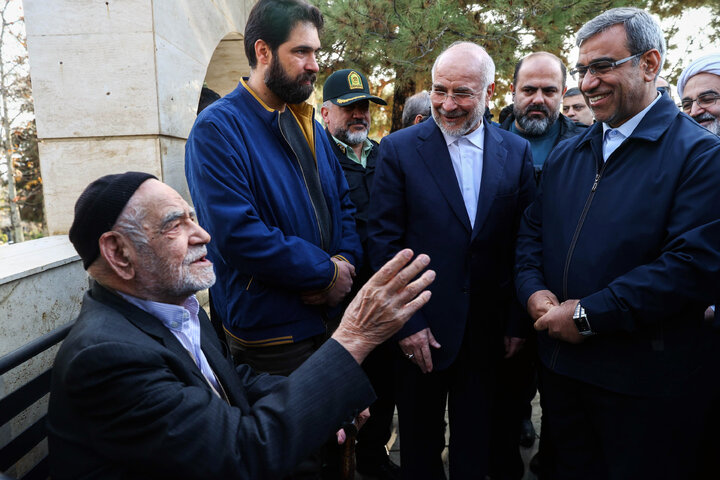 آیین افتتاح خانه کشتی شهدای طرقبه با حضور دکتر قالیباف - مشهد مقدس