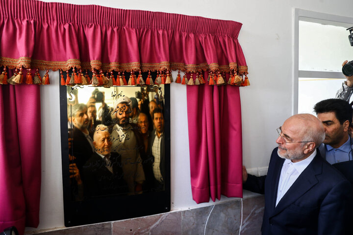 آیین افتتاح خانه کشتی شهدای طرقبه با حضور دکتر قالیباف - مشهد مقدس