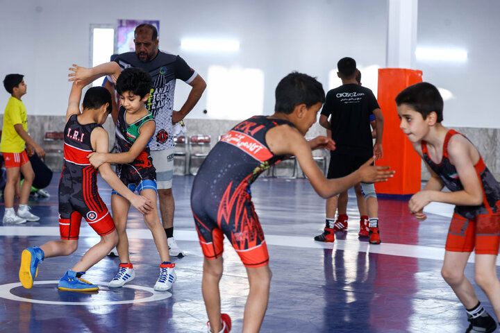 آیین افتتاح خانه کشتی شهدای طرقبه با حضور دکتر قالیباف - مشهد مقدس