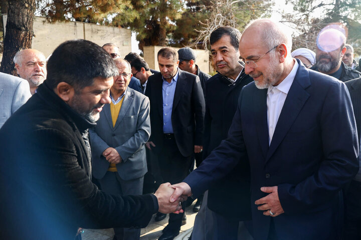 آیین افتتاح خانه کشتی شهدای طرقبه با حضور دکتر قالیباف - مشهد مقدس