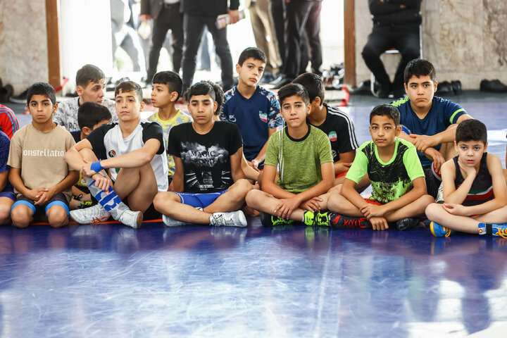 آیین افتتاح خانه کشتی شهدای طرقبه با حضور دکتر قالیباف - مشهد مقدس