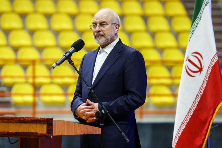 مراسم افتتاحیه سالن ورزشی 6500 نفری شهید رئیسی با حضور دکتر قالیباف - مشهد مقدس