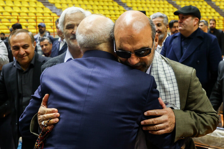 مراسم افتتاحیه سالن ورزشی 6500 نفری شهید رئیسی با حضور دکتر قالیباف - مشهد مقدس