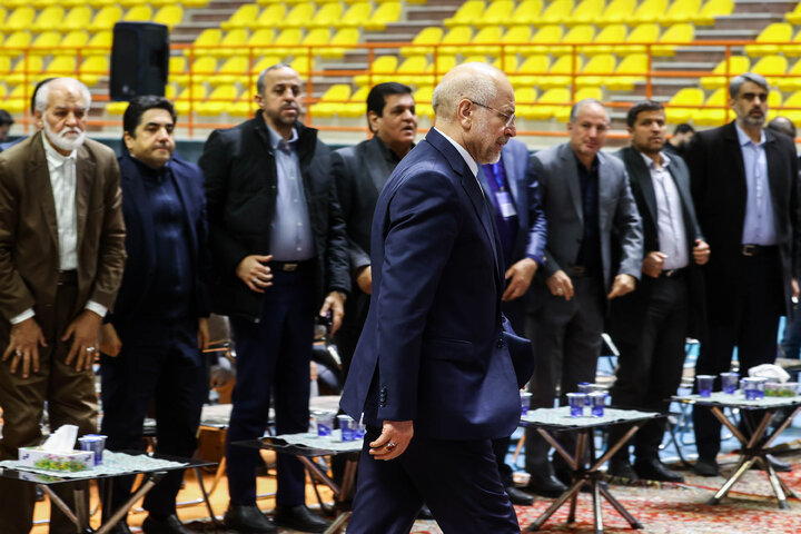 مراسم افتتاحیه سالن ورزشی 6500 نفری شهید رئیسی با حضور دکتر قالیباف - مشهد مقدس