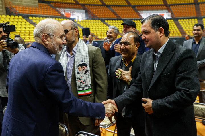 مراسم افتتاحیه سالن ورزشی 6500 نفری شهید رئیسی با حضور دکتر قالیباف - مشهد مقدس