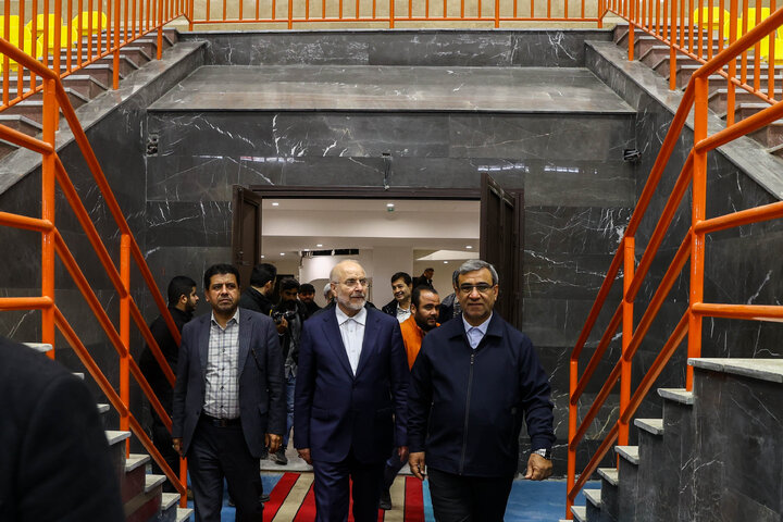 مراسم افتتاحیه سالن ورزشی 6500 نفری شهید رئیسی با حضور دکتر قالیباف - مشهد مقدس