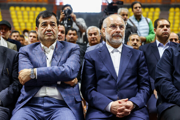 مراسم افتتاحیه سالن ورزشی 6500 نفری شهید رئیسی با حضور دکتر قالیباف - مشهد مقدس