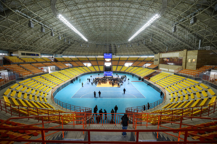 مراسم افتتاحیه سالن ورزشی 6500 نفری شهید رئیسی با حضور دکتر قالیباف - مشهد مقدس