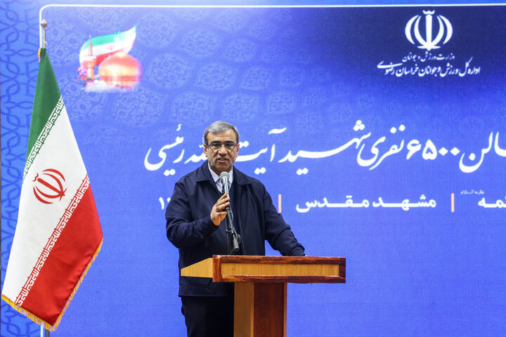 مراسم افتتاحیه سالن ورزشی 6500 نفری شهید رئیسی با حضور دکتر قالیباف - مشهد مقدس