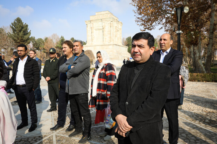 بازدید مهمانان خارجی اجلاس APA از آرامگاه فردوسی شهر مشهد