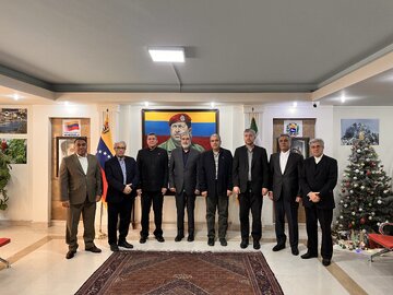 دیدار اعضای کمیسیون امنیت ملی و سیاست خارجی مجلس با سفیر ونزوئلا