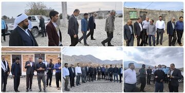 بازدید میدانی احمد مرادی از منطقه کوهشاه، بخش احمدی شهرستان حاجی‌آباد