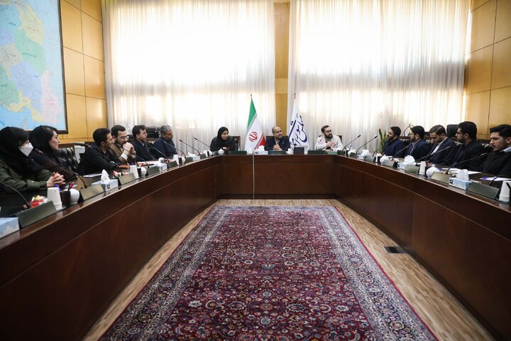 دیدار اعضای مرکز دیپلماسی جوانان ایران