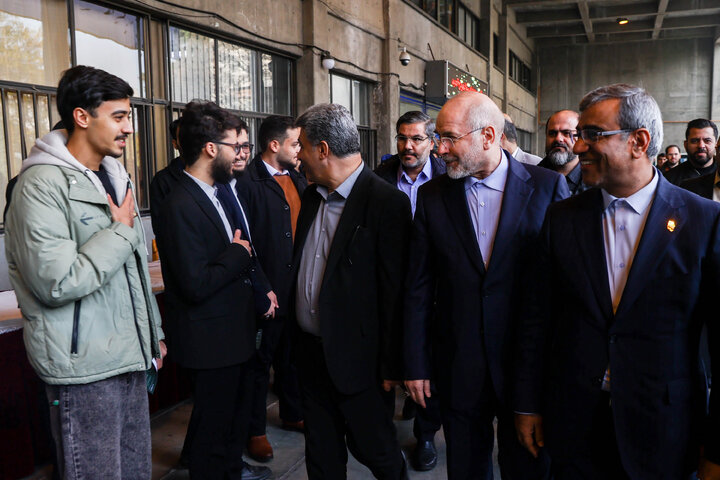 مراسم بزرگداشت روز دانشجو در دانشگاه فردوسی مشهد با حضور دکتر قالیباف