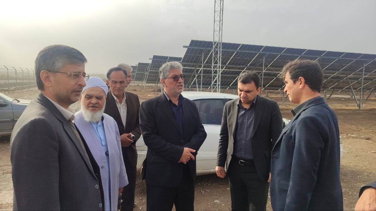 بازدید میدانی «سنگدوینی» از نیروگاه خورشیدی ۳۰ مگاواتی روستای چن‌سولی/بازدید از پروژه احداث نیروگاه خصوصی در آق‌قلا