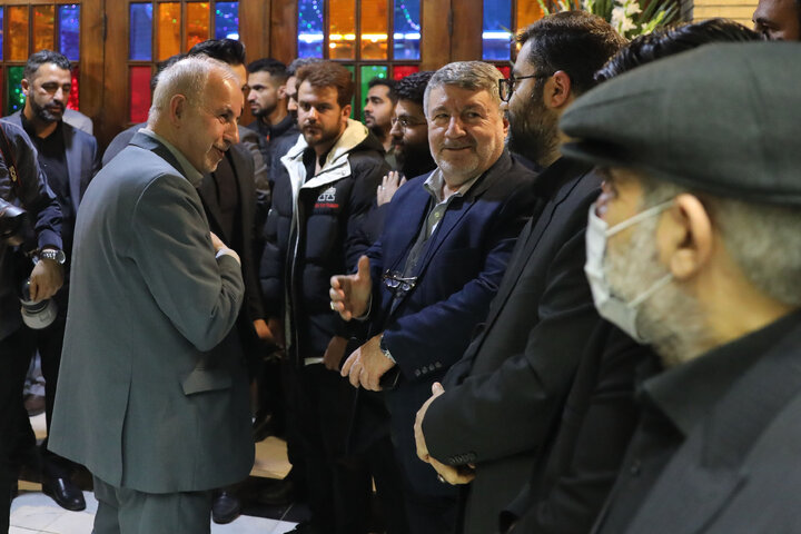 حضور رئیس و نمایندگان مجلس در مراسم ختم همسر و فرزندان معاون رئیس جمهور