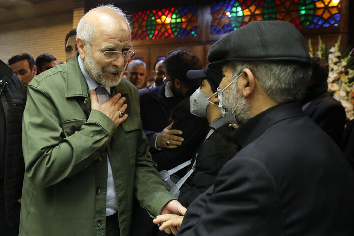 حضور رئیس و نمایندگان مجلس در مراسم ختم همسر و فرزندان معاون رئیس جمهور