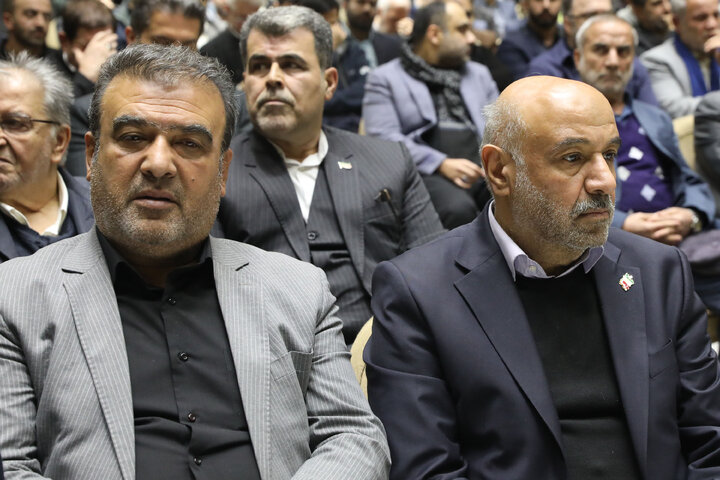 حضور رئیس و نمایندگان مجلس در مراسم ختم همسر و فرزندان معاون رئیس جمهور