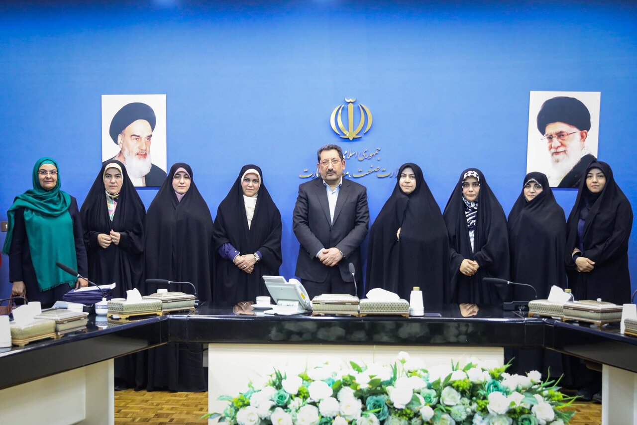 دیدار اعضای فراکسیون زنان مجلس با وزیر صمت