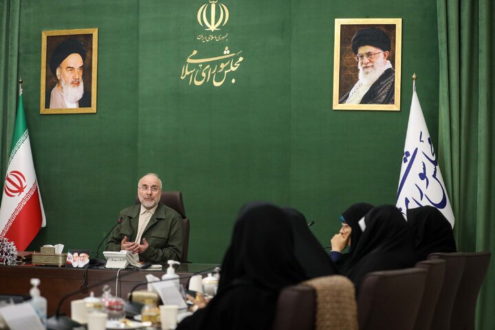 دیدار اعضای فراکسیون زنان  با دکتر قالیباف