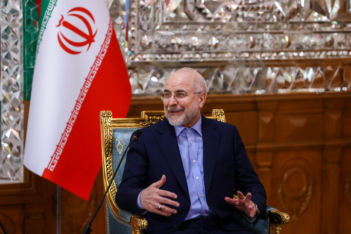 دیدار و کنفرانس خبری مشترک رؤسای مجالس ایران و اتیوپی